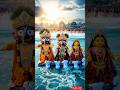 Jagannath Swamy with Subhadra &amp; Balram 🌊✨ River Darshan #trending #shorts