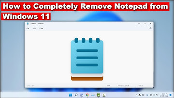 How to Uninstall Notepad App from Windows 11