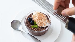 超濃厚!オーブンなしで作るチョコプリンのレシピ Eggless chocolate pudding(GF)｜HidaMari Cooking