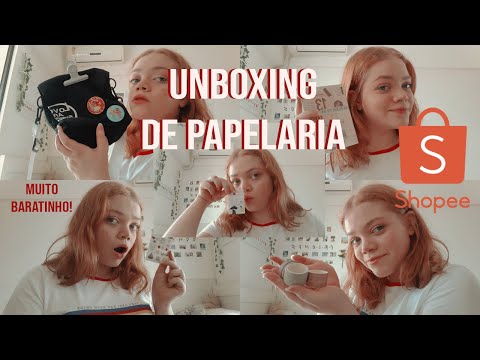 COMPRINHAS DO SHOPEE: Itens de papelaria e bolsa | Como devolver o reembolso
