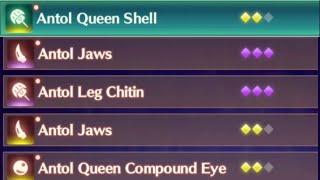 Xenoblade 3 Where to Find Antol Queen Shell, Antol Queen Compound Eye, Antol Jaws, Antol Leg Chitin