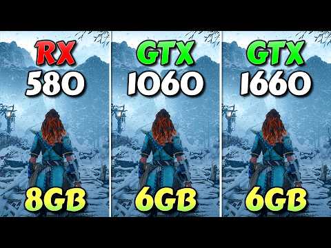 RX 580 vs GTX 1060 vs GTX 1660 - Test in 12 Games