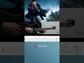 Harry Potter Theme Song - Fingerstyle Guitar TAB #Shorts