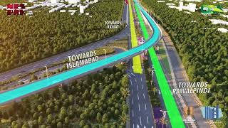 T-Chowk Flyover - 3D Animation | Another step towards better connectivity in Islamabad | HCS