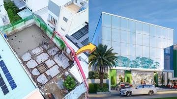 Quá Trình Đỗ Bê Tông Sàn Trệt Công Trình 4 Tầng Từ Cát Biển