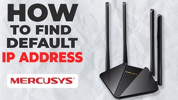 How to find your MERCUSYS Router