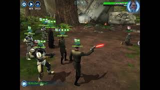 SWGOH - Assault Battle - Forest Moon - Challenge Tier III - different team 