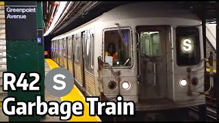 ⁴ᴷ⁶⁰ R42 S Garbage Train Action