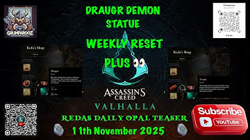 REDAS DAILY OPAL TEASER & WEEKLY RESET ZHUQUE & YWAIN 11/11/2025 ACV