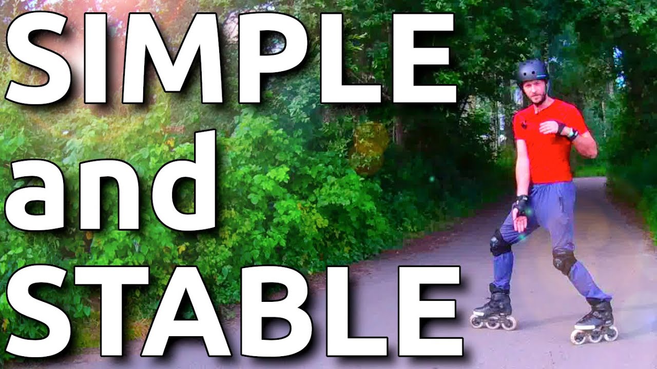 How to Inline Skate. First steps. Scissor position. Best for city