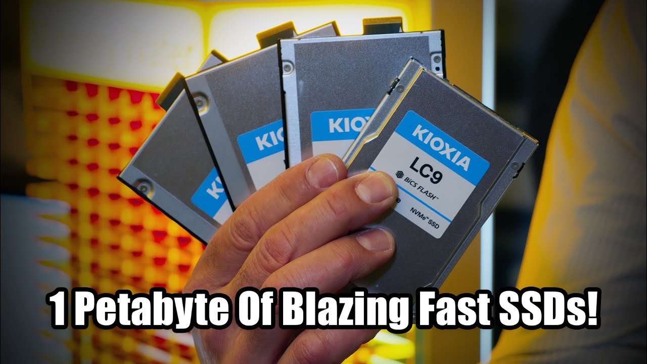 1 Petabyte Of Speedy SSDs! Kioxia Quick-Take | CES 2026 - YouTube