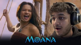FIRST MOANA LIVE ACTION TEASER REACTION! 