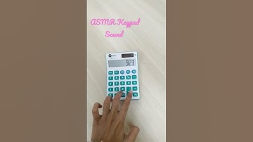 Asmr Keypad Sound #asmr #relaxation #asmrlovers #calculator