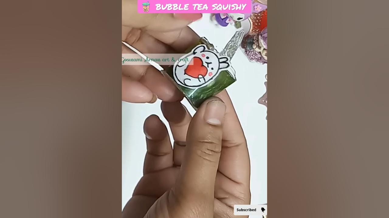 Nano tape squishy/Boba 🧋 tea squishy nanotape squishy YouTube