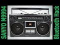 SANYO M9994 Boombox Restoration & Bluetooth Hack