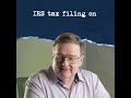 IRS TAX FILING JAN 27 #peterholtzcpa #investing #cpacommunity