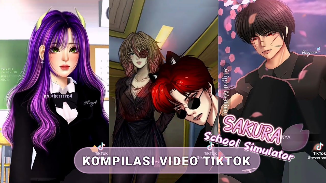 Kompilasi Video Tiktok Sakura School Simulator 🌸