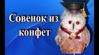 #Совенок, дракон и машинка из конфет.