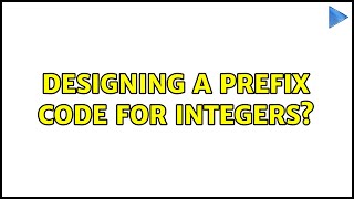 Celebrity Designing a prefix code for integers? Profile