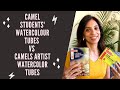 Camel Students Vs Camel Artist Watercolor Tubes: Beginners Guide (With Time Lapse Painting Demo)