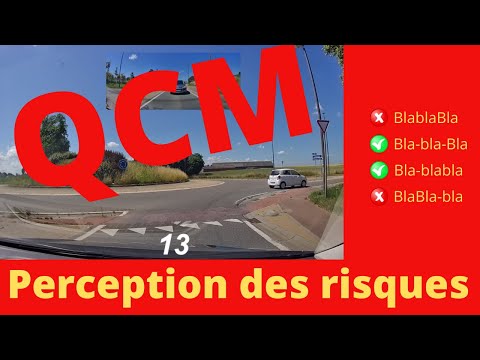 Perception des risques QCM