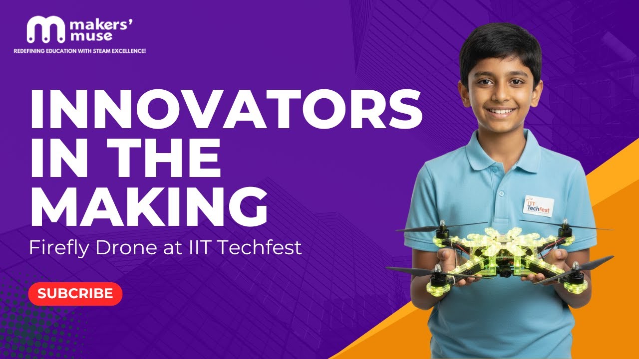 Innovators in the Making | Firefly Drone at IIT Techfest | 