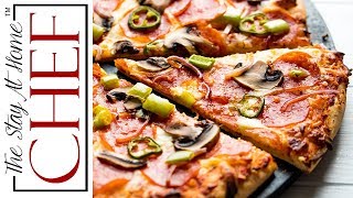 How to Make Homemade Frozen Pizza | The Stay At Home Chef