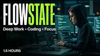 Deep Focus Music — Hyper Flow Mode for Coding, Deep Work &amp; Complex Tasks (1.5 Hours)