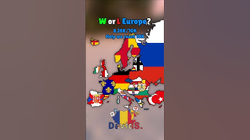 W or L Europe? #europe #map #geography #mapping #shorts #mapchart #mapper
