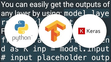 Keras, How to get the output of each layer?