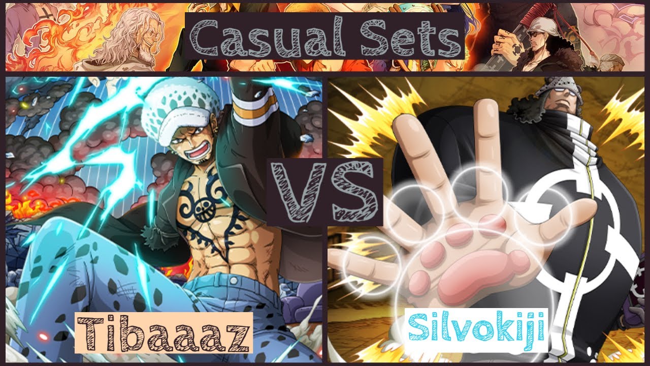 Silvokiji  Vs Tibaaaz - Swift Usopp vs Amazing Koala - One Piece Burning Blood Casual Sets