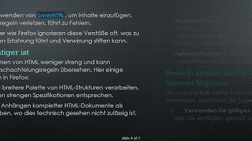 Warum gibt Internet Explorer unerwartete Fehler beim Setzen von innerHTML aus?