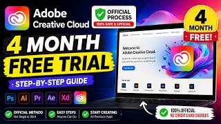 How To Get Adobe Creative Cloud 4 Month Free Trial | Step-by-Step Guide 2026 #Adobe #freetrial Net Worth