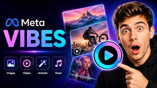 Meta's NEW Vibes AI Is Here! Create AI Images, Videos, Lip Sync & More Full Tour