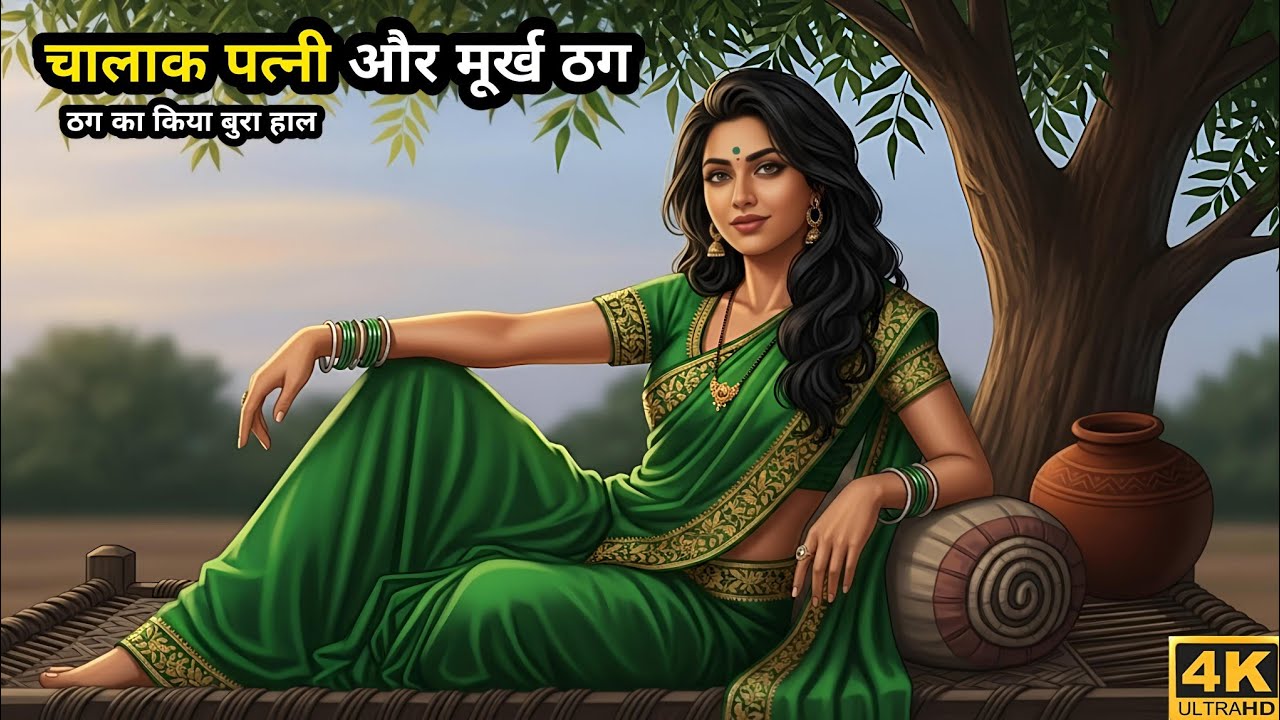 चालाक पत्नी और मूर्ख ठग | Moral Story in Hindi | Hindi Kahani #hindistories