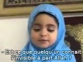 A  cette age  elle sais pas mal de chose sur la religion