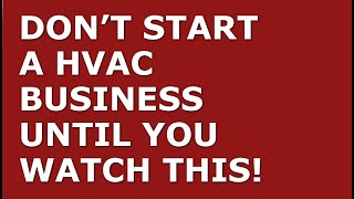 How to Start a HVAC Business | Free HVAC Business Plan Template Included