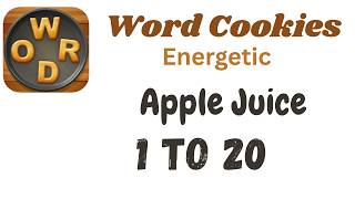 Word Cookies Apple Juice Answers [1 to 20 Levels] | Under Energetic Category screenshot 1
