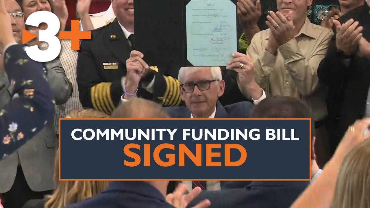 #LIVE: Wisconsin Gov. Tony Evers signs shared revenue bill into law ...
