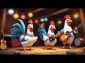 "Le Rock’n Roll des Gallinacés 🌈 | Comptine Amusante Pour Enfants | Danse et Rires"