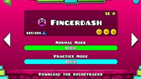 Geometry Dash | Fingerdash 3 Coins