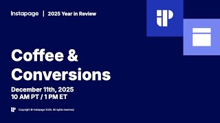 Instapage's 2025 Year in Review