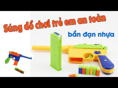 Video Review Đồ Chơi Súng Nerf vận động có thêm nòng dài Đạn... - youtube