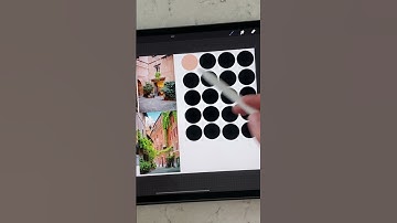 Custom color palette from your own pictures in Procreate.