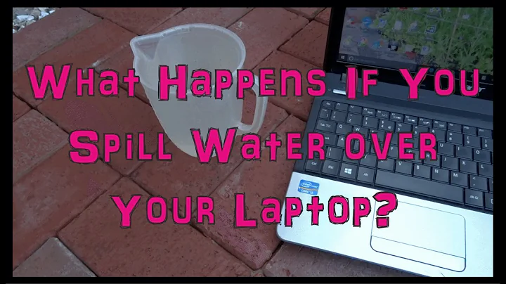 What Happens If You Spill Water over Your Laptop?