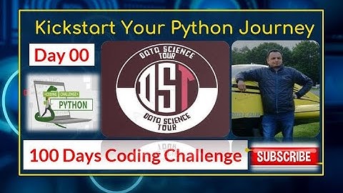Kickstart your Python Journey with 100 Days Coding Challenge #100daysofcode #100daysofcodechallenge