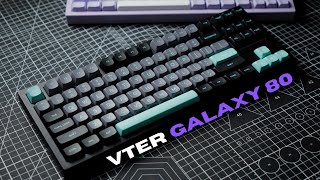 รีวิว VTER Galaxy80 คีย์บอร์ดAluminum งบ3,xxx เสียงThockสุดๆ! ลายอย่างเท่ !