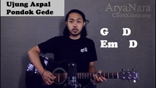 Chord Gampang (Ujung Aspal Pondok Gede - Iwan Fals) by Arya Nara (Tutorial Gitar) Untuk Pemula chords