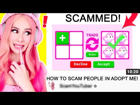 This Famous YouTuber Made A Video On HOW TO SCAM In Adopt Me... *EXPOSED*
