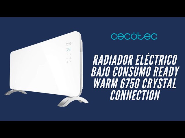 Cecotec Ready Warm 6650 Crystal Connection · Uso junto a iPhone